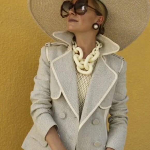 Piper Green and Gold Chain Necklace - Picture 3 of 8